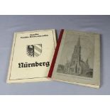 Lot Bücher, 1 Buch Nürnberg Franckhs Chroniken deutscher Städte 1938 und 1 BuchUlm Beschreibung der