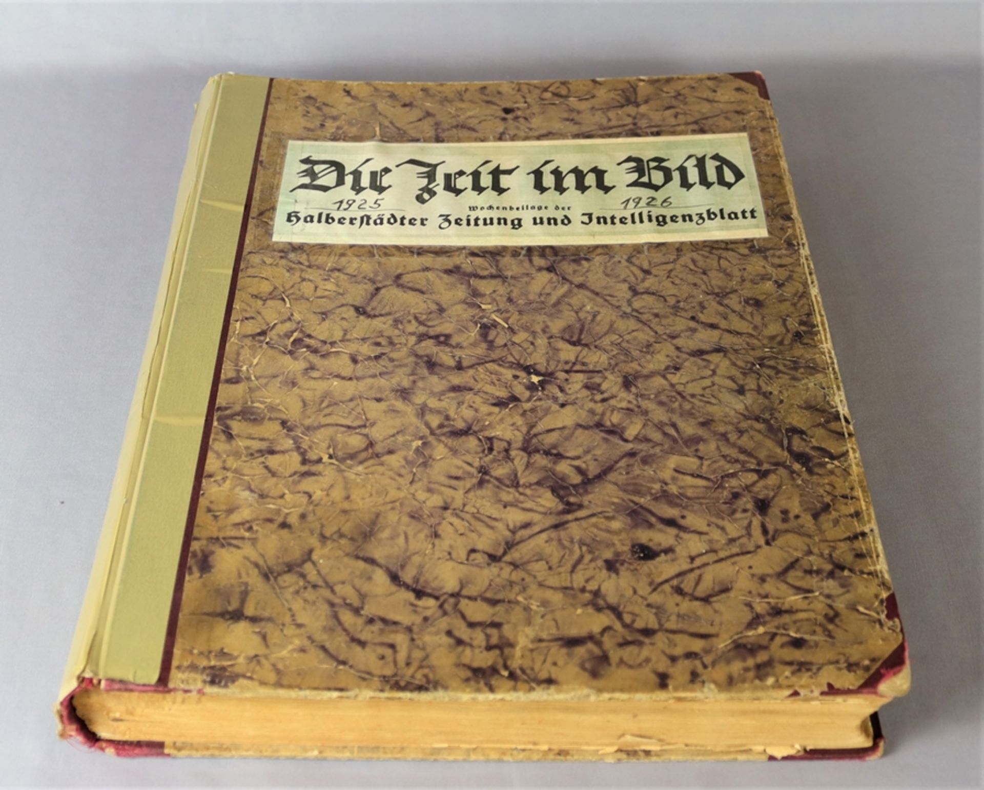 Das Halberstädter Wochen- und Intelligenzblatt, 1925/26, guter originaler Zustand