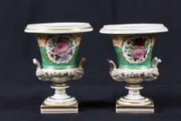 Paar Biedermeier Kratervasen, Deutsch Anfang des 19.Jh.