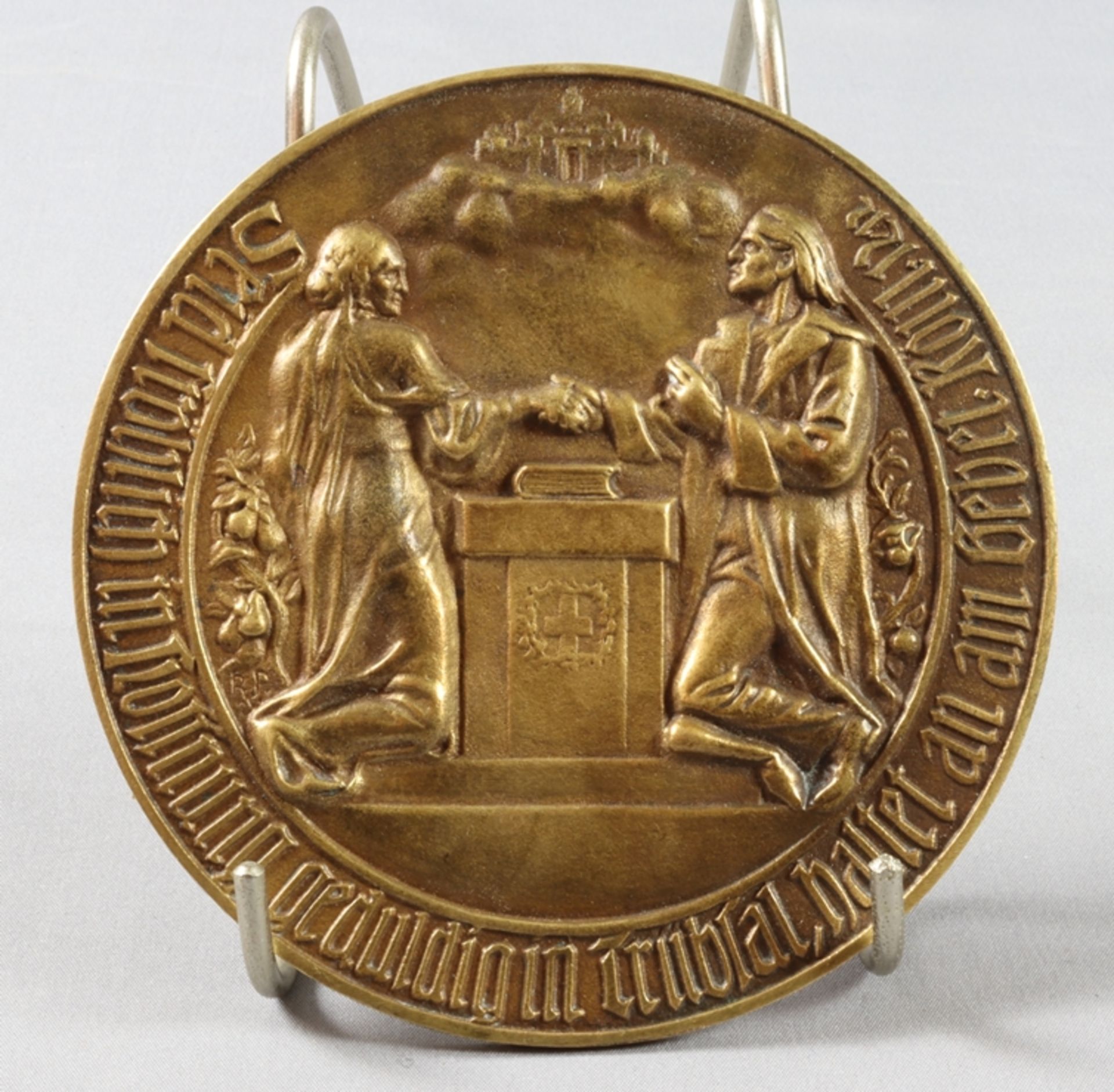 Medaille zur Goldenen Hochzeit 1920 - Bild 2 aus 3