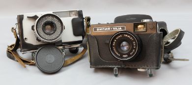 2 Fotokameras, (Sowjetunion) nach 1945