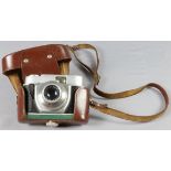 Fotoapparat der DDR, Marke Birette der 70er Jahre des 20.Jh. 