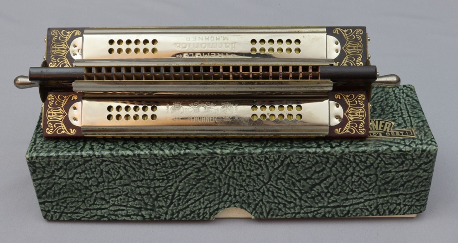 Hohner Kreuzwender - Harmonika, erste Hälfte des 20.Jh., Deutsch - Bild 2 aus 3