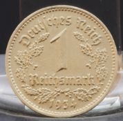 Deutsche Reichsmark Münze von 1934, Deutsches Reich