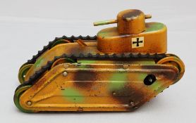 Blechspielzeug, (Panzer)Tank 1. WK, wohl Bing Nürnberg