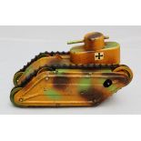 Blechspielzeug, (Panzer)Tank 1. WK, wohl Bing Nürnberg
