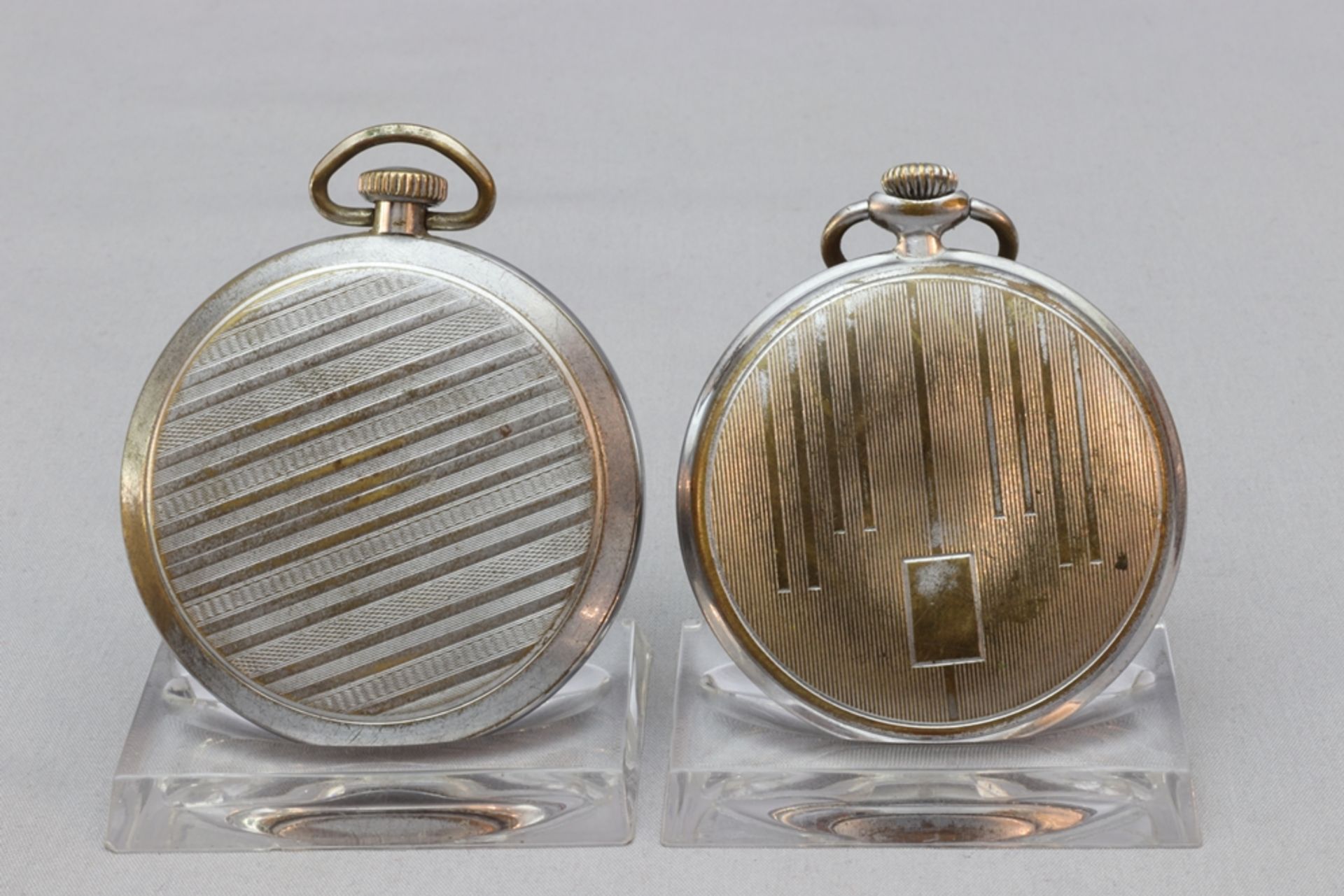 2 Herren-Taschenuhren, zweite Hälfte des 20.Jh., DDR - Bild 2 aus 2