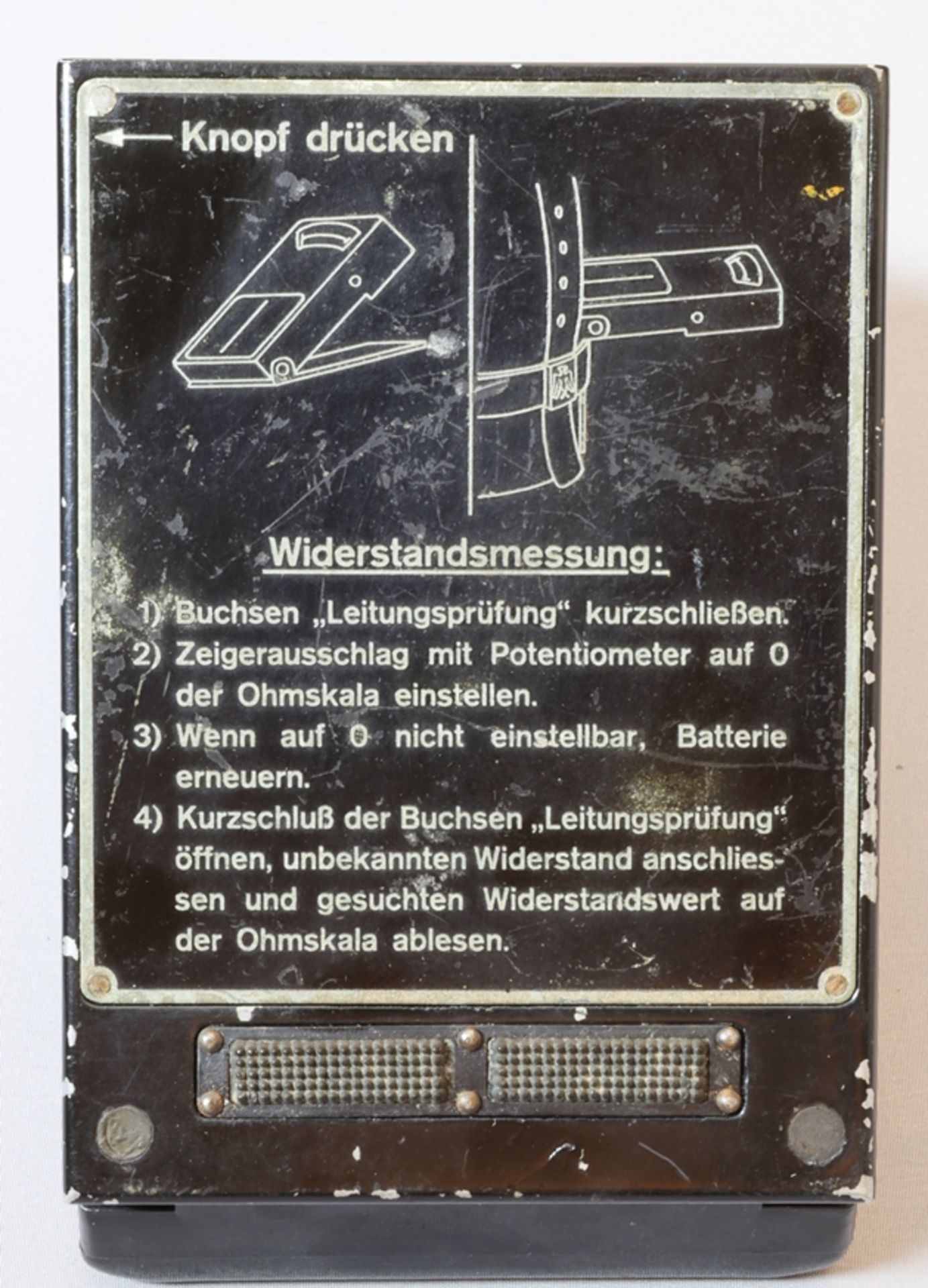 Potentiometer ca. 30er Jahre für KFZ, Deutsch - Image 2 of 2