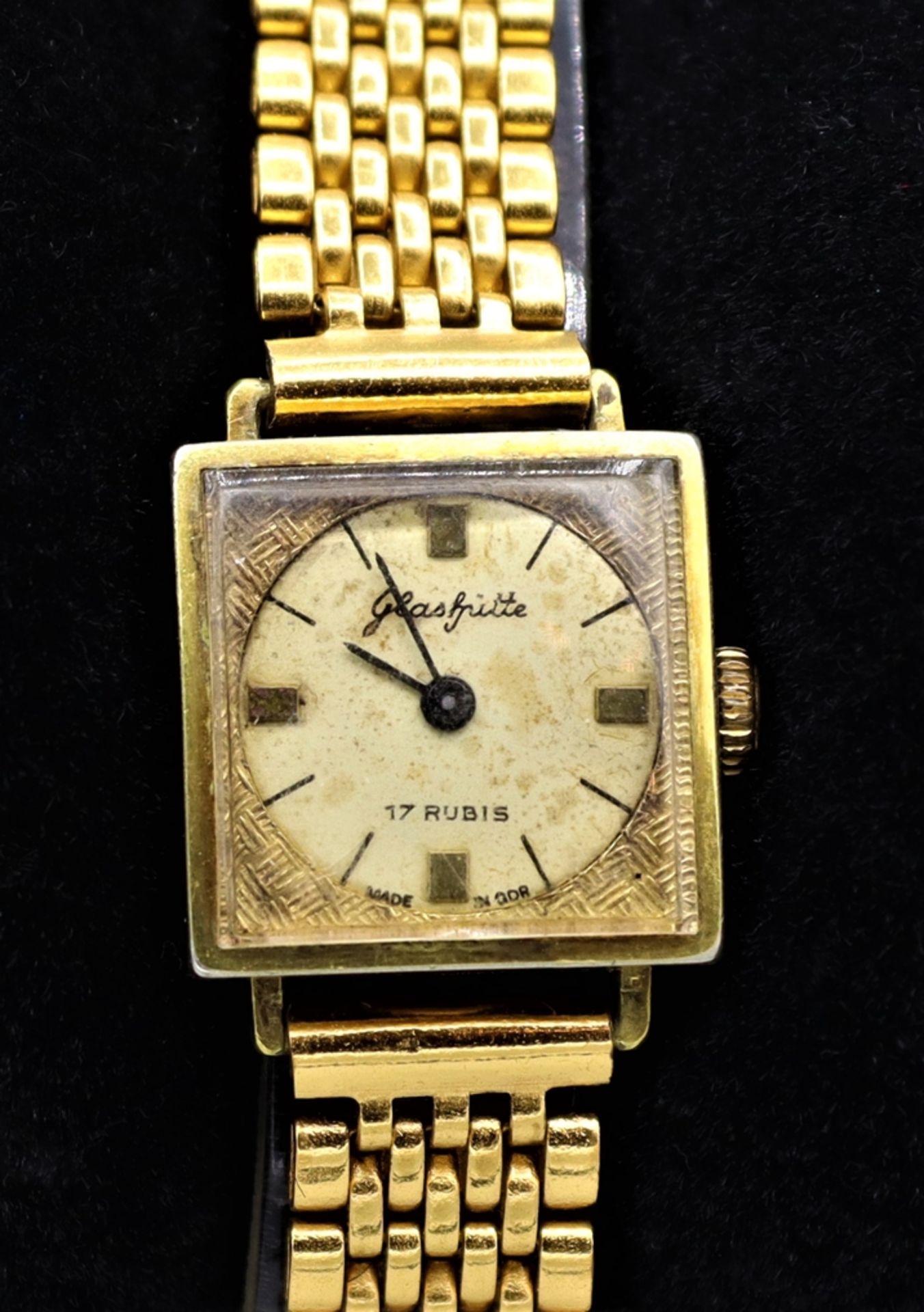 Damen Armbanduhr, Glashütte 50/60er Jahre, DDR - Bild 2 aus 2