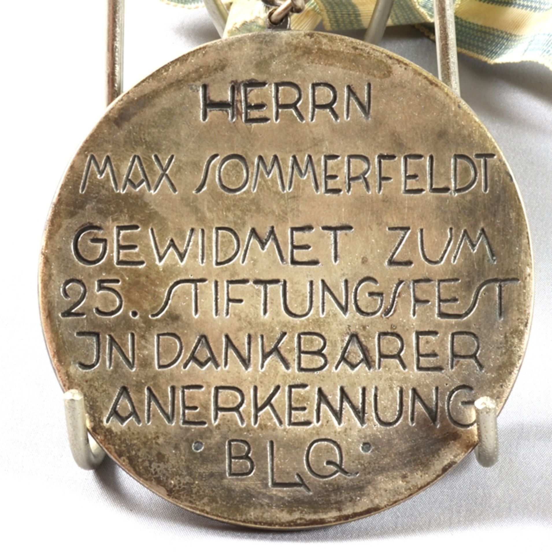 Erinnerungsmedaille Berliner Gänger Quartett 1902 - 1927 - Bild 3 aus 3