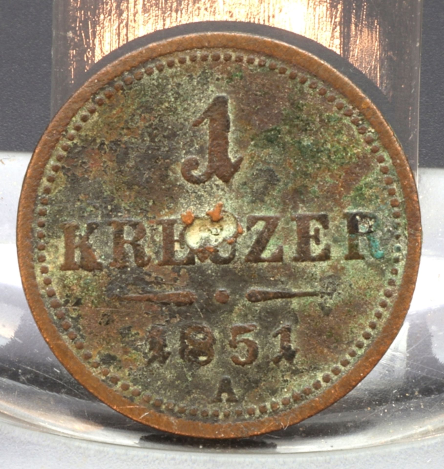 1 Kreuzer Jahrgang 1851 - K.K. Österreichische Scheidemünze - Image 2 of 2