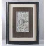 Serigraphie - Siebdruck auf Papier, Titel "Cytharre", Victor Vasarely 1908-1997