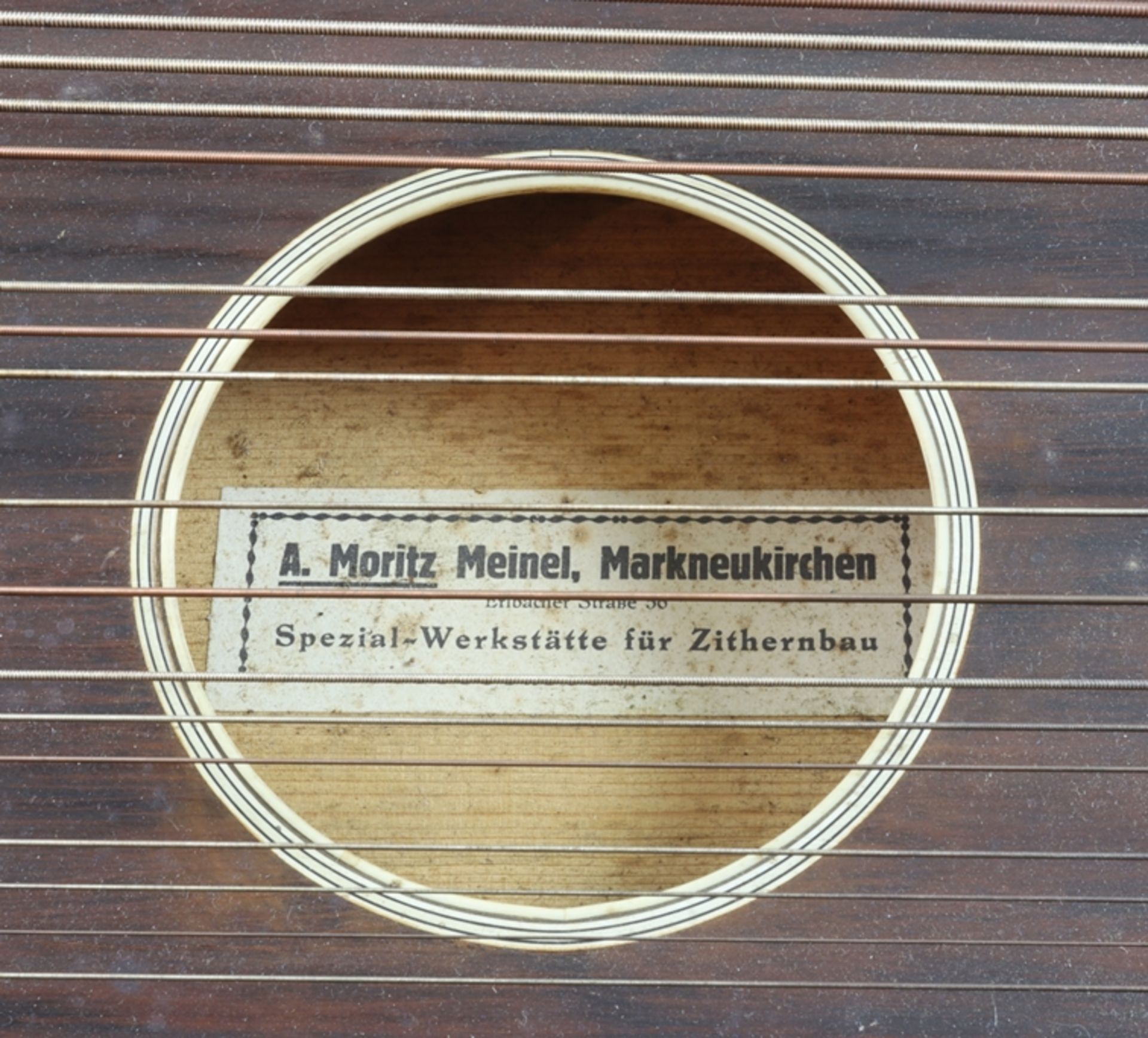 Zither, Ende des 19.Jh. - Anfange des 20.Jh., Deutsch - Bild 2 aus 2