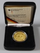 100 Euro Goldmünze Jahrgang 2006, UNESCO- Welterbe Klassisches Weimar