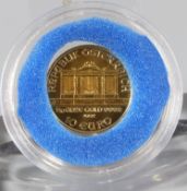 Österreichische 10 Euro, 1/10 Unze Gold - 2002
