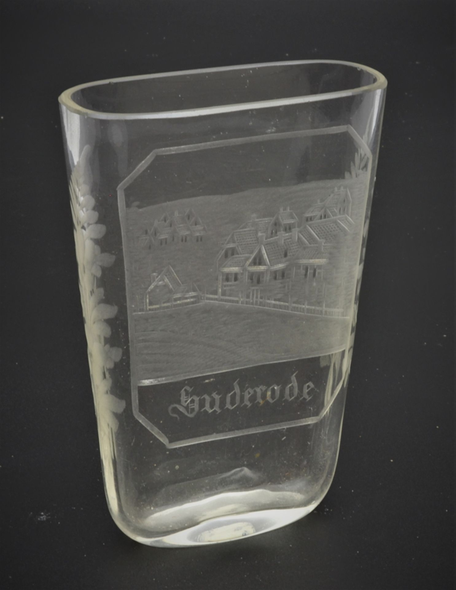 Bäderglas Suderode zweite Hälfte des 19.Jh., Mitteldeutsch