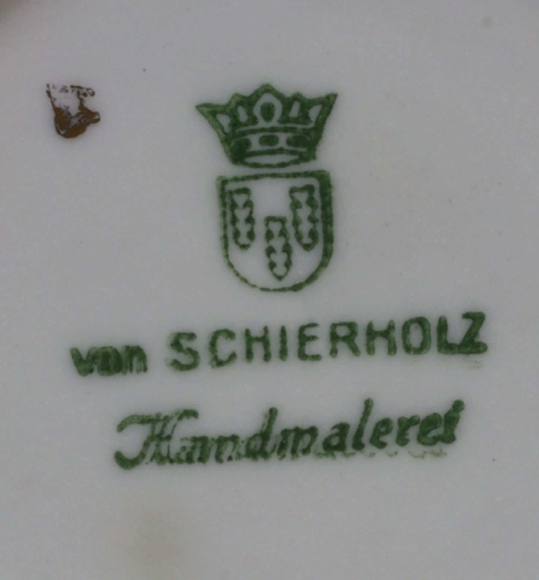 Zierteller, Marke Schierholz 50er-60er Jahre, DDR - Bild 3 aus 3