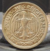 Fünfzig Reichspfennig 1931 - Weimarer Republik