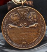 Medaille Bund deutscher Radfahrer - Landesverband Thüringen - 1925