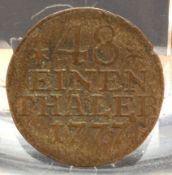 Preußische Münze Jahrgang 1777, Brandenburg Friedrich II. 