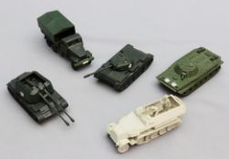 Lot Militärspielzeug, 3. Reich und DDR, versch. Größen und Hersteller, nach 1945