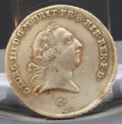 Hannoversche Münze von Georg III. 1792, Kurfürstentum Braunschweig-Lüneburg (1760 - 1821)