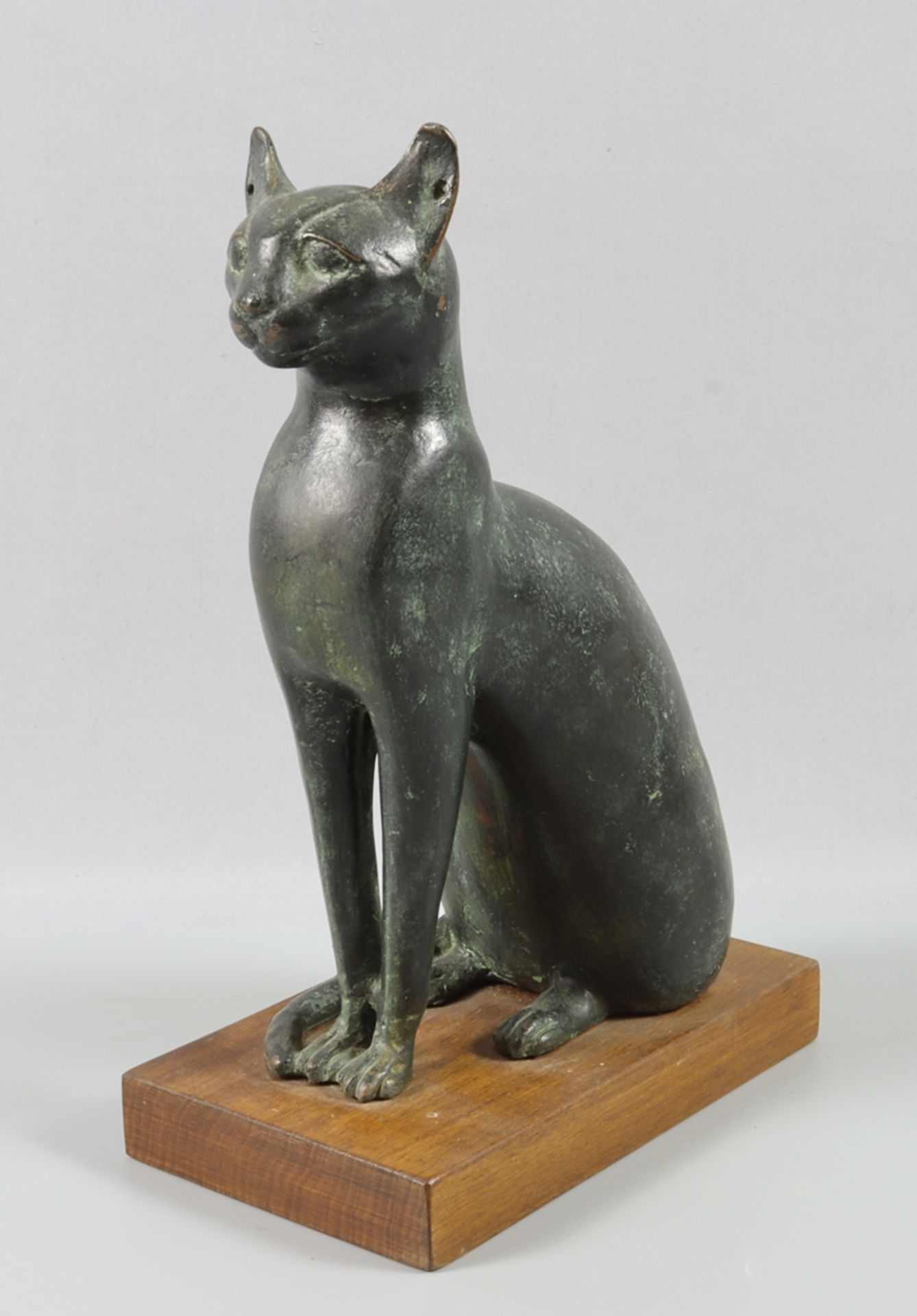 Ägyptische Katze, Anfang 20.Jh., Bronze