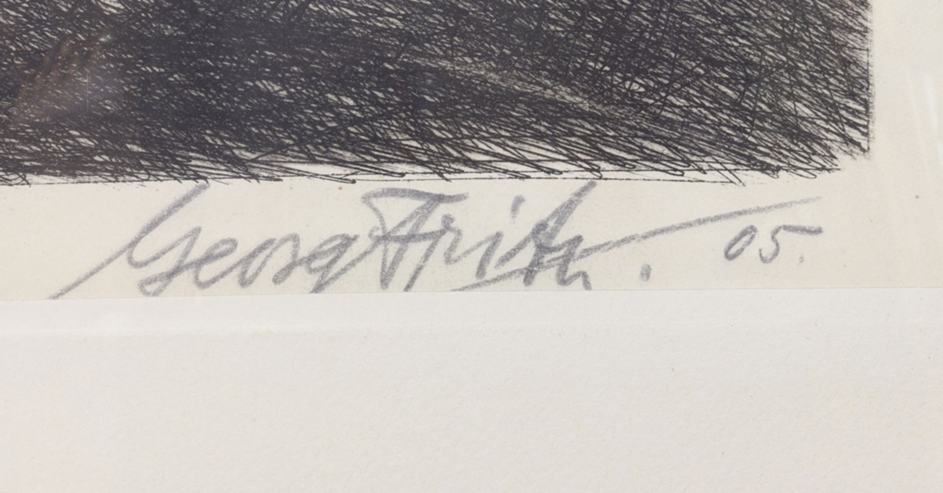 Bleistiftzeichnung Titel Kiefern, Georg Fritz 1884-1967 - Bild 2 aus 2
