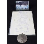 Lot Autogramm Karte von 1976 Fußball, Deutschland