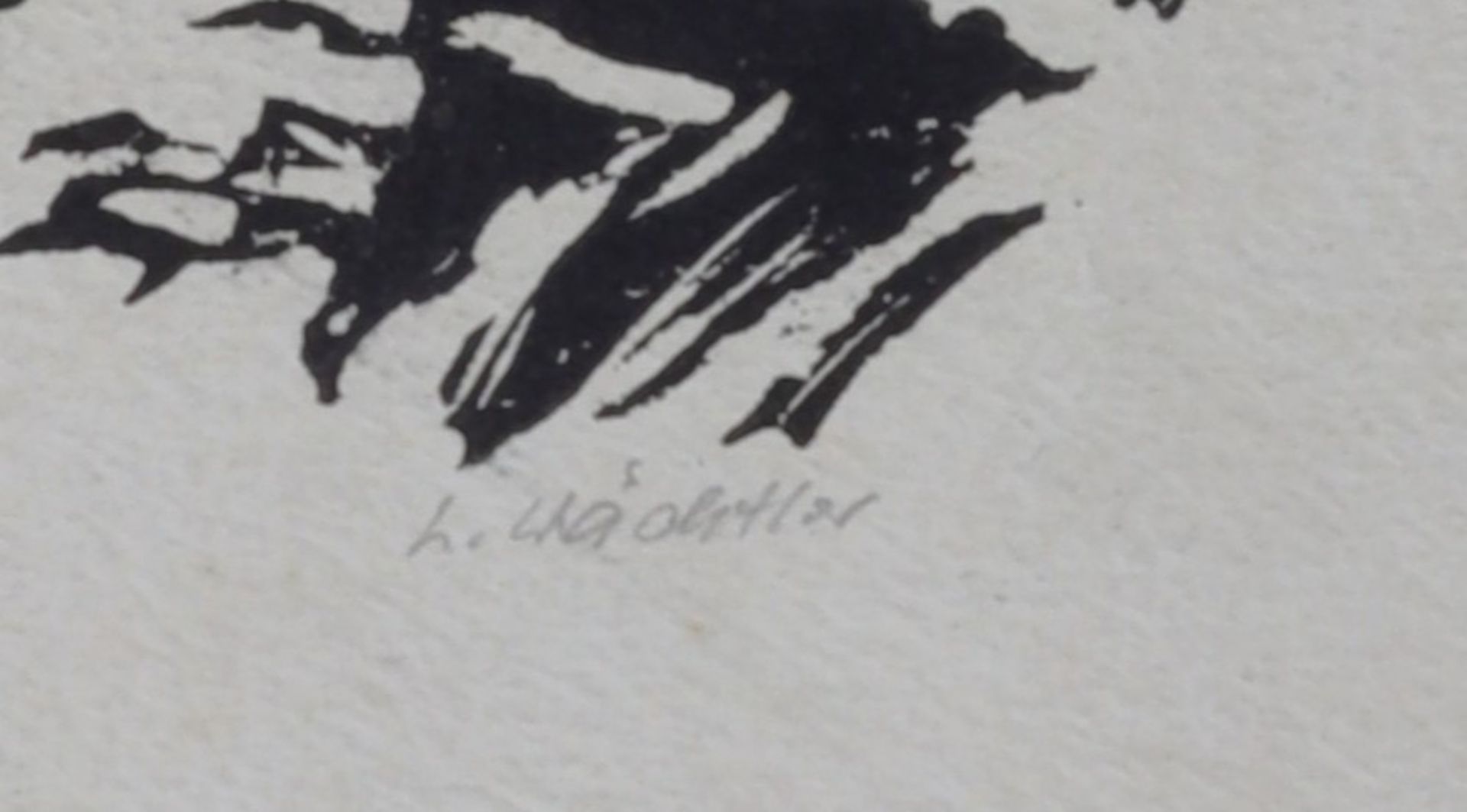 Porträt Holzschnitte von Komponisten und Schriftsteller, Leopold Wächtler 1896-1988 - Bild 2 aus 2