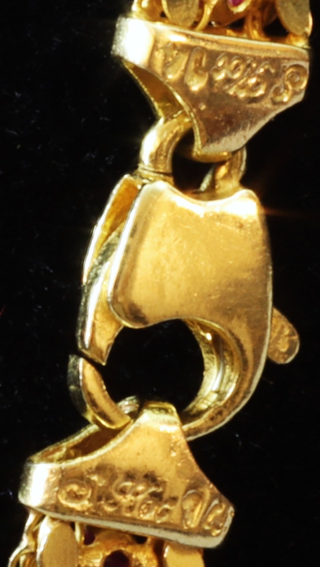 Goldenes Collier, Mitte bis zweite Hälfte des 20.Jh., Deutsch - Bild 5 aus 5