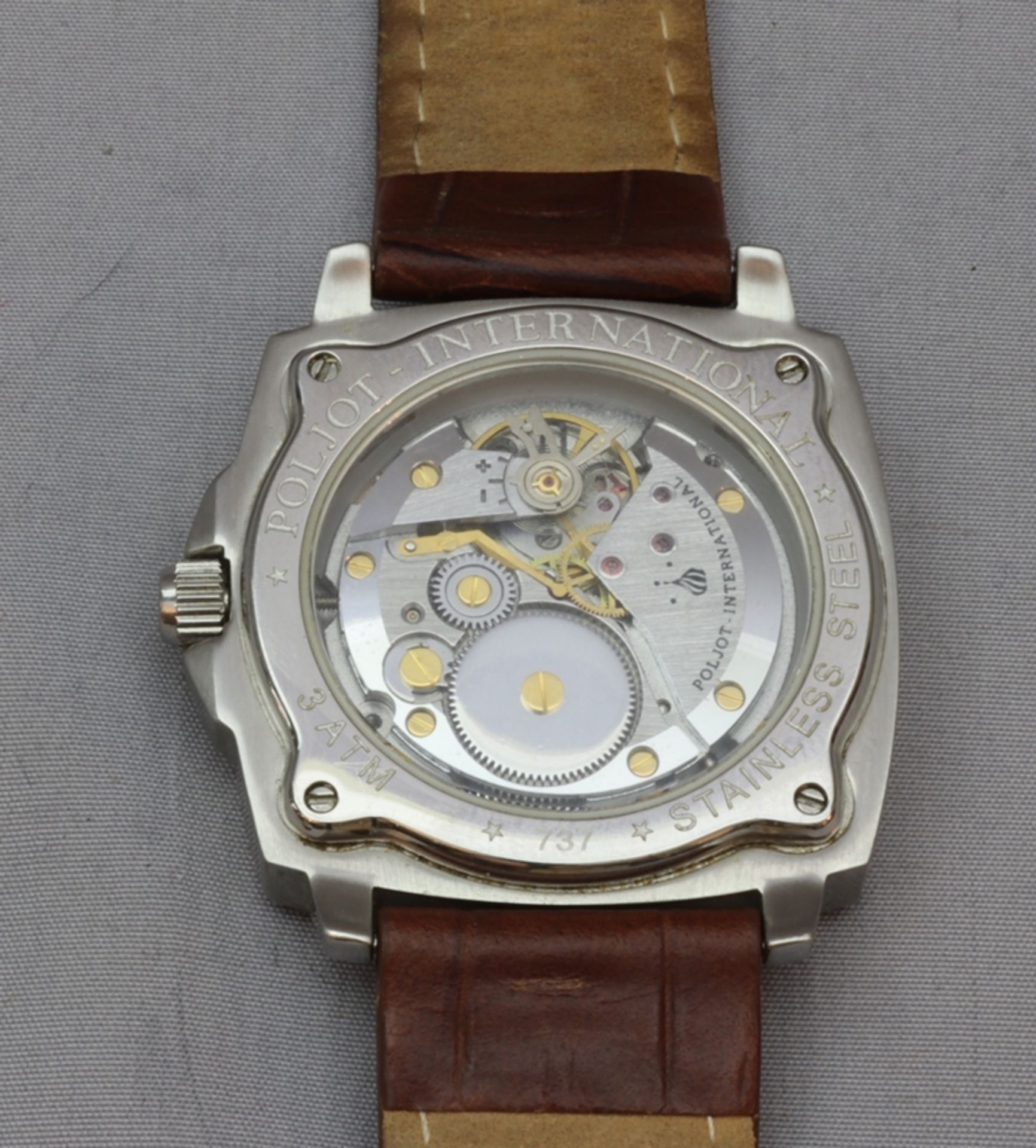 Herren Armbanduhr, Marke Poljot, CCCP Anfang der 2000er Jahre - Bild 4 aus 4