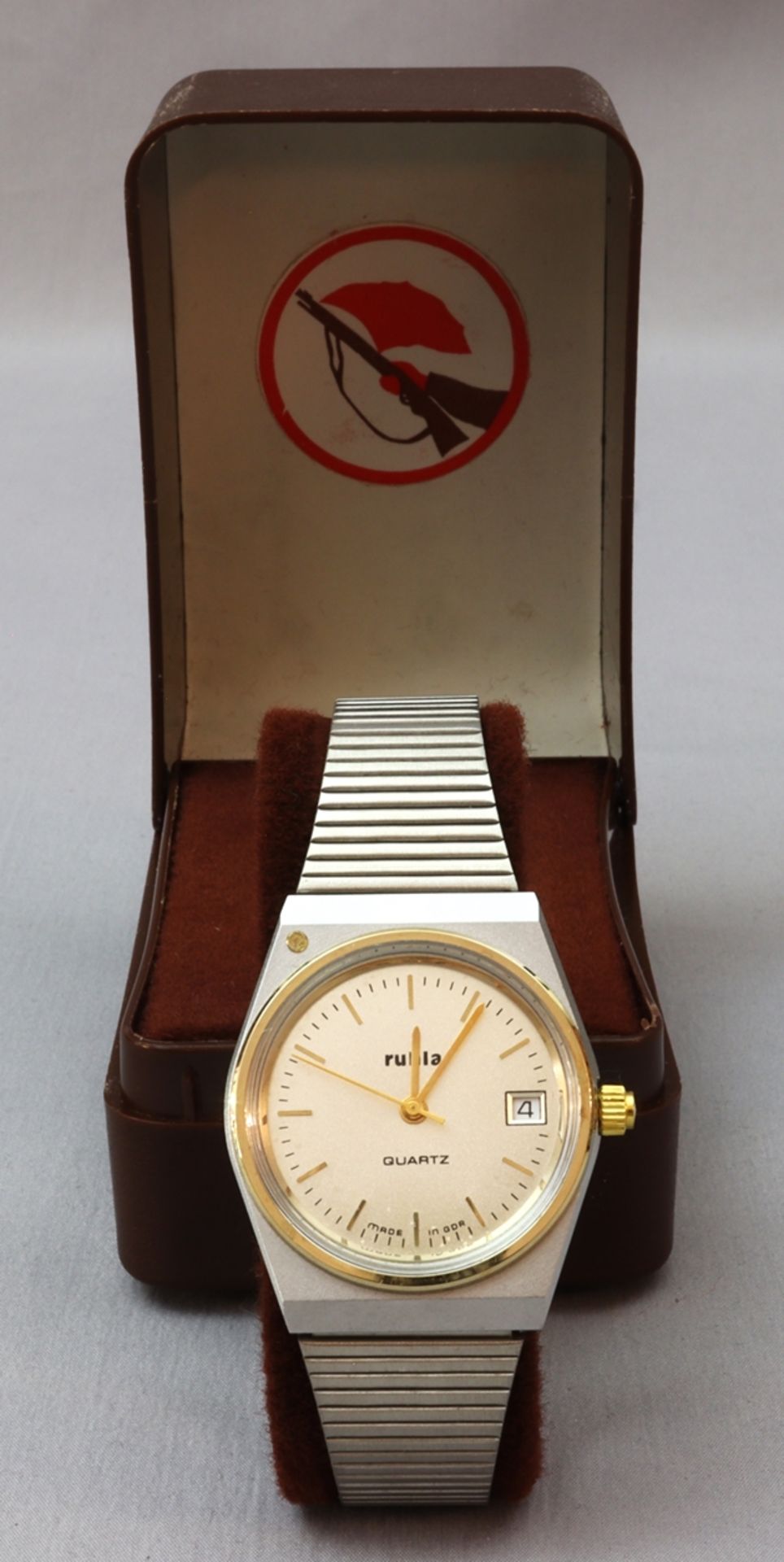 Herren Armbanduhr, Firma Ruhla 1986, DDR