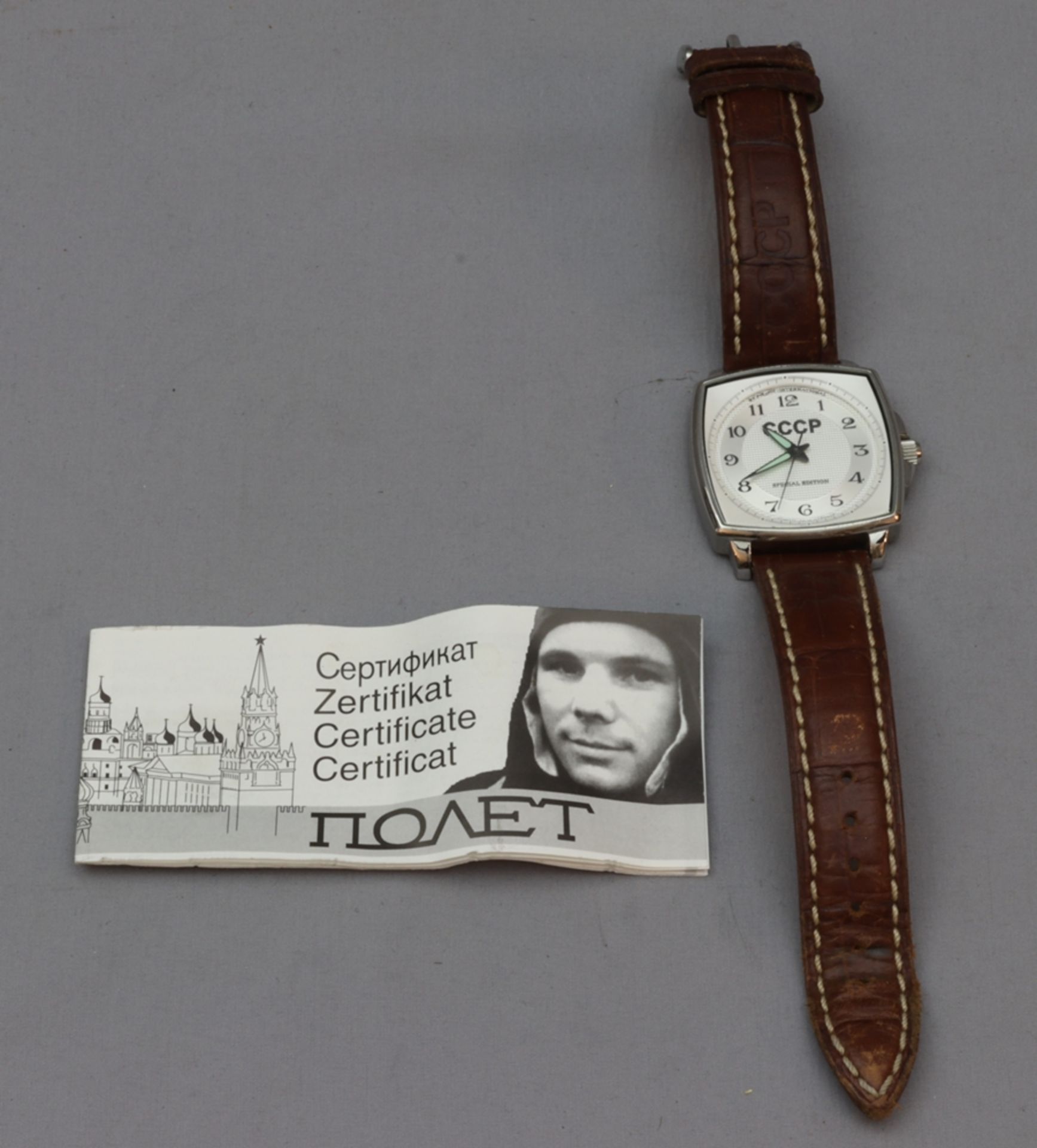 Herren Armbanduhr, Marke Poljot, CCCP Anfang der 2000er Jahre - Bild 2 aus 4