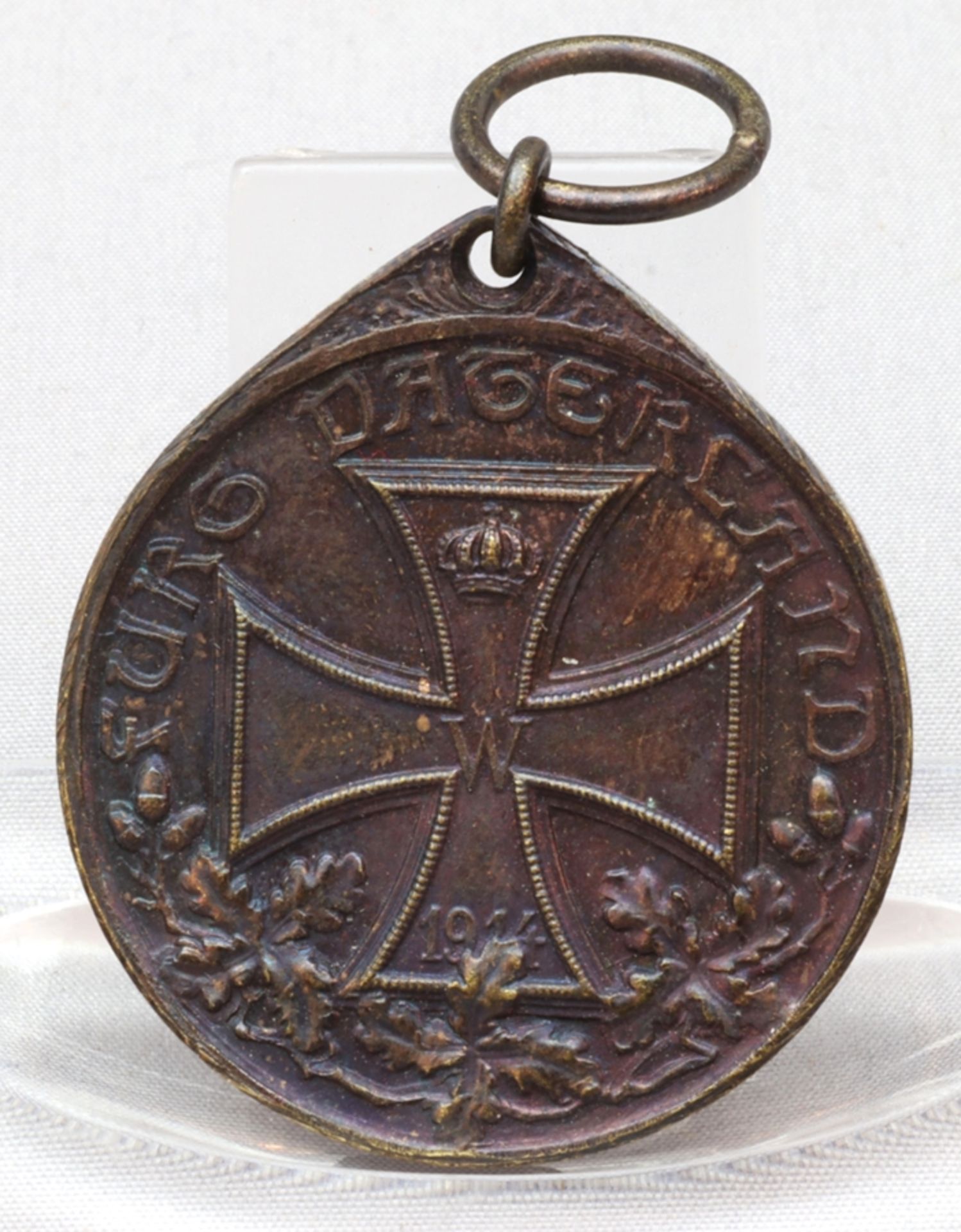 Erinnerungsmedaille von 1914, Eisernes Kreuz, Fürs Vaterland, Deutsches Reich