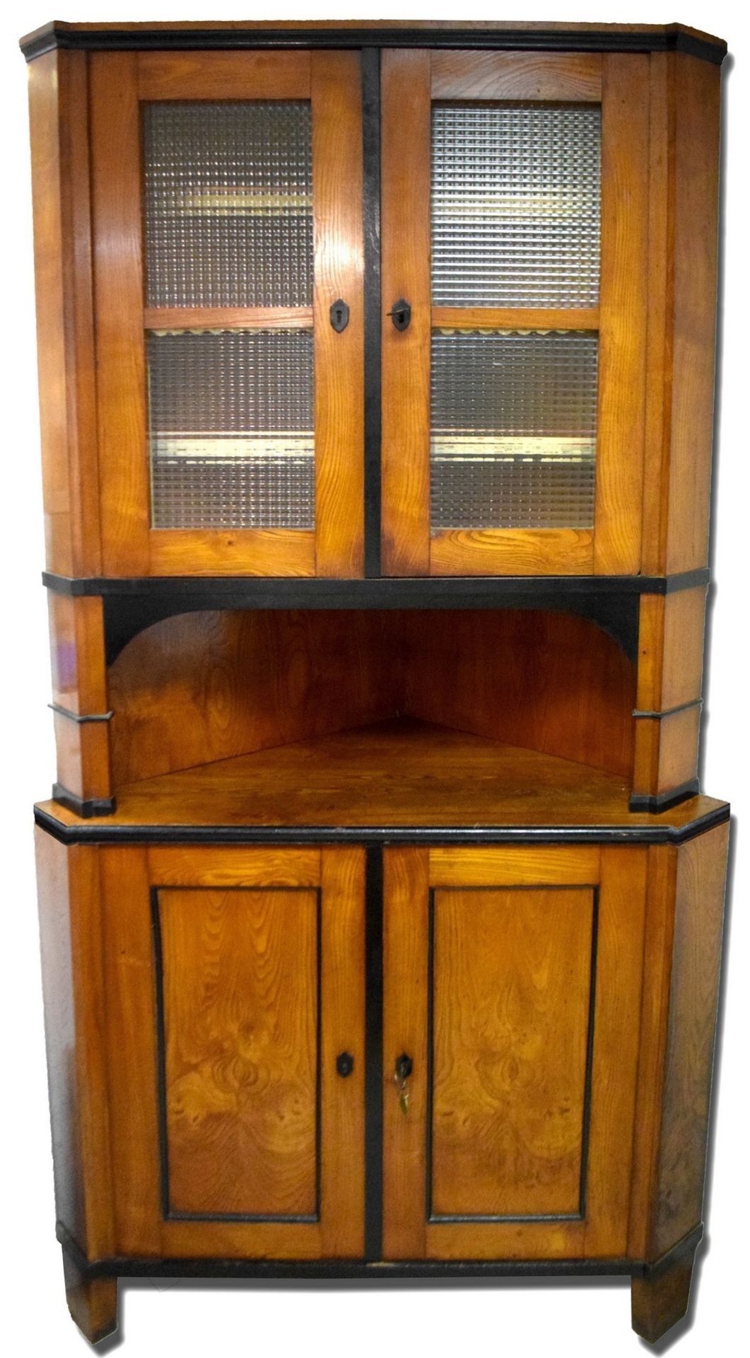 Biedermeier-Eckschrank