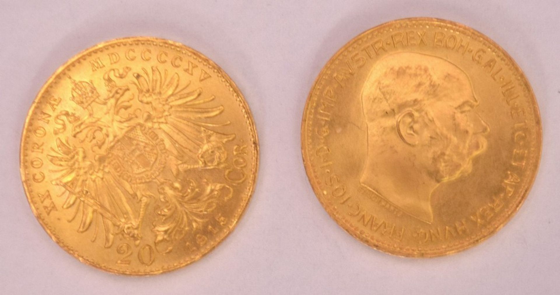 Zwei Goldmünzen