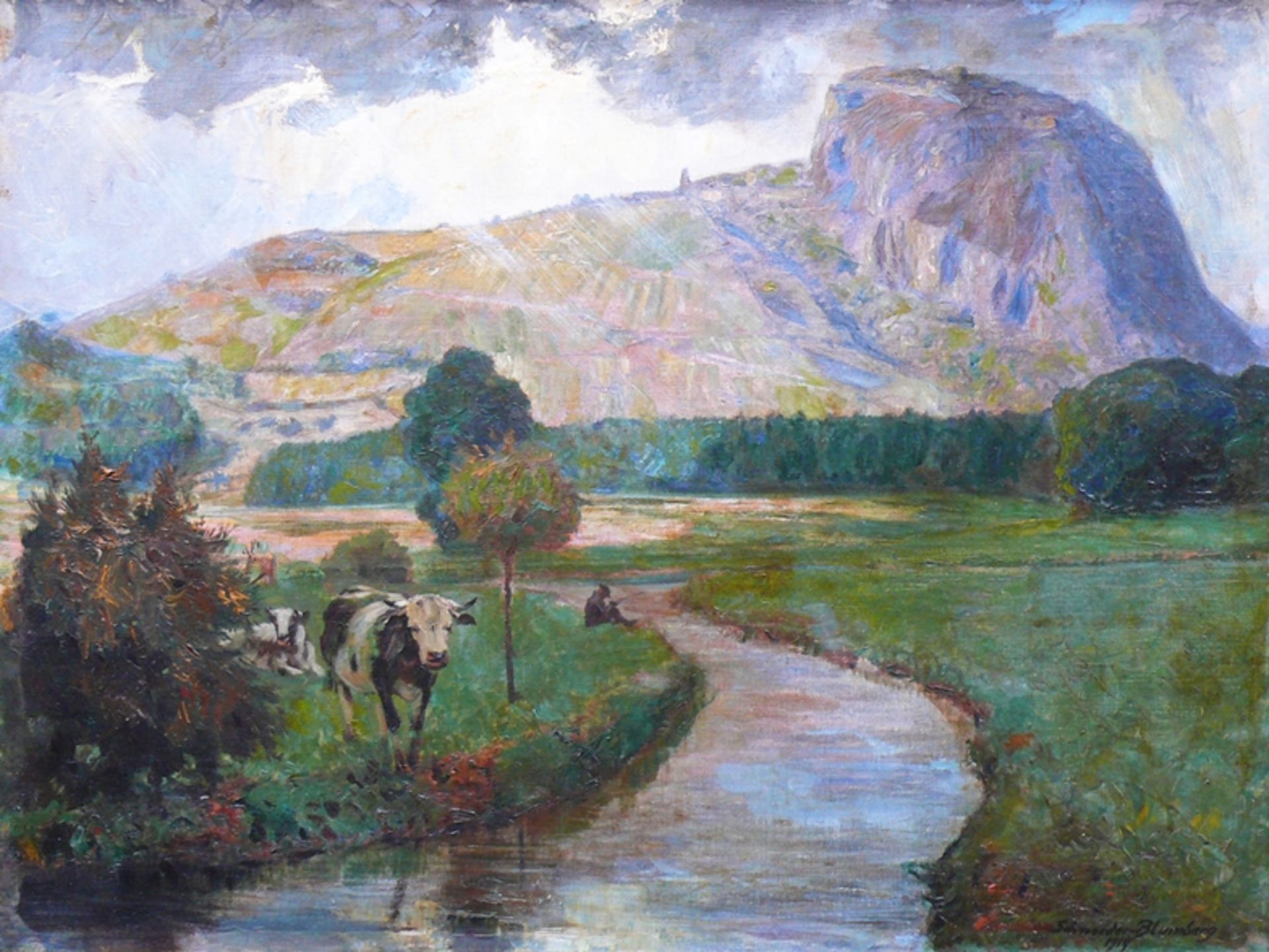 Schneider-Blumberg, Bernhard (Randendorf/Blumberg 1881 - 1956 Insel Reichenau) - Bild 2 aus 5