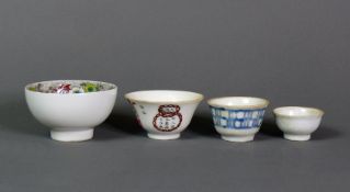 4 div. kleine Porzellanschalen (Ming/Qing-Dynastie)