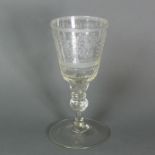 Pokalglas (Sachsen, um 1740)