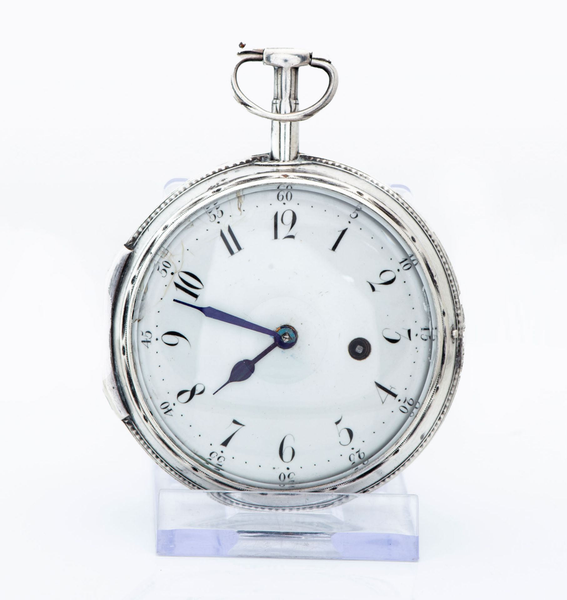 A S?lver Verge Fusee Pocket Watch by John Ward, England, London, 1784-1792