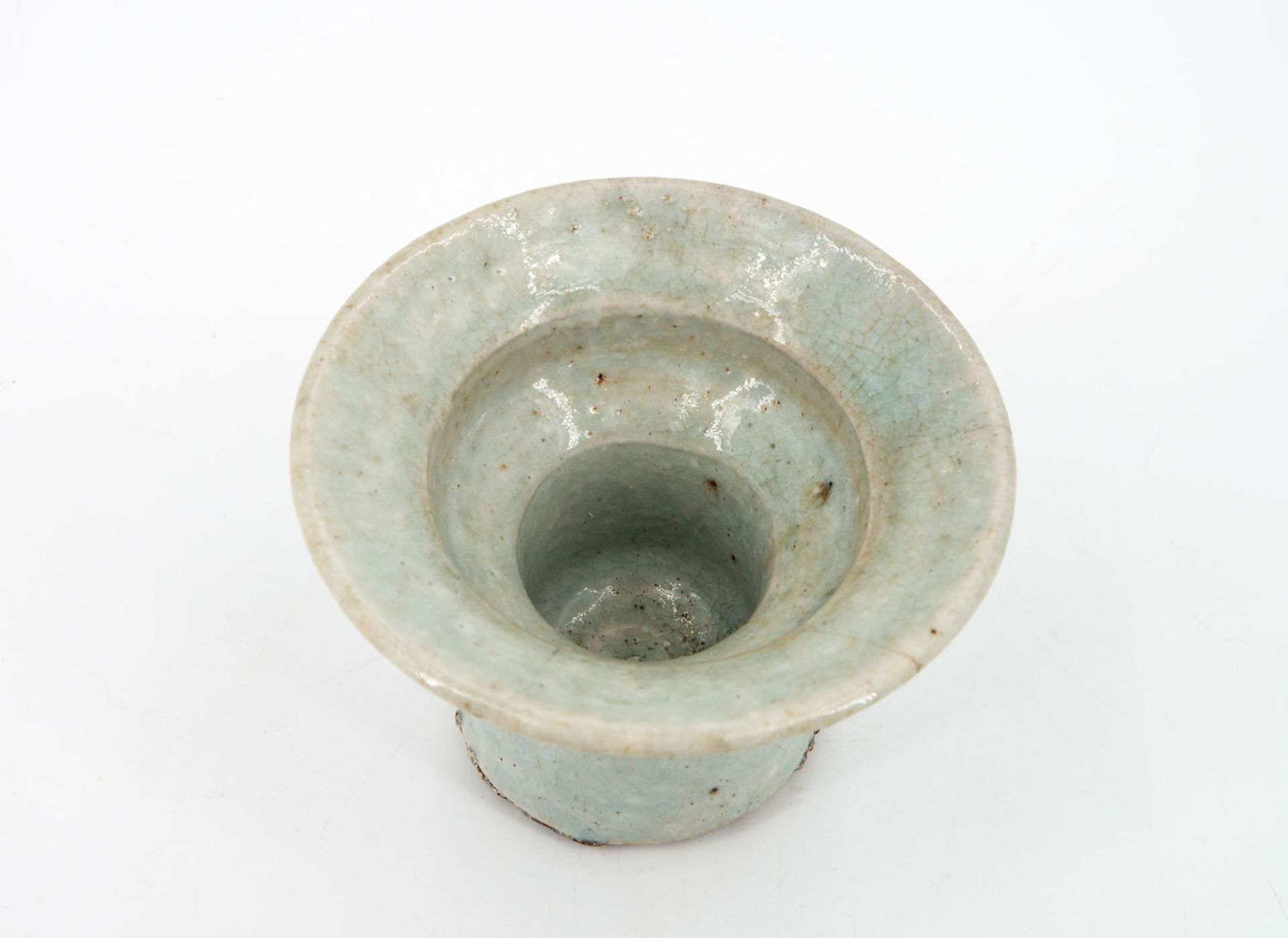 An Antique Korean Glazed Celadon Vessel - Image 2 of 3