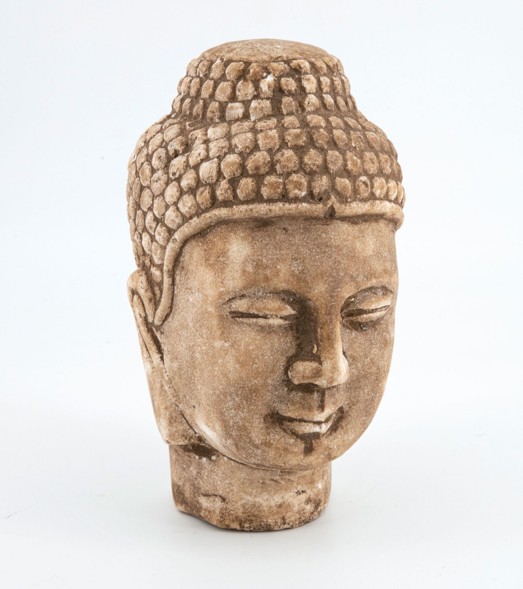 A Stone Schist (?) Buddha Head, 4th/5th Century - Bild 6 aus 6