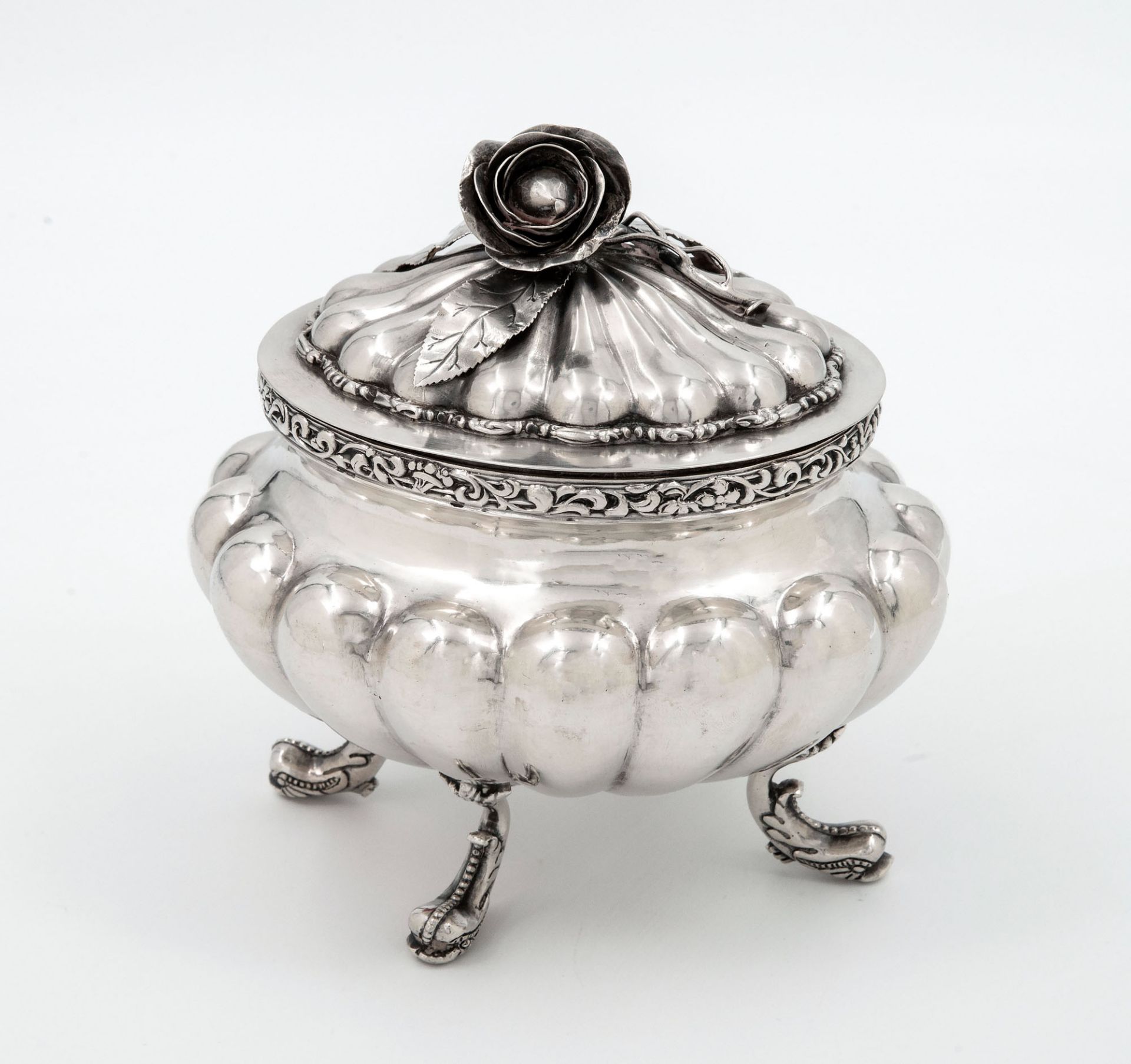A Fine Silver Etrog Container, Austro-Hungary Early 19th Century