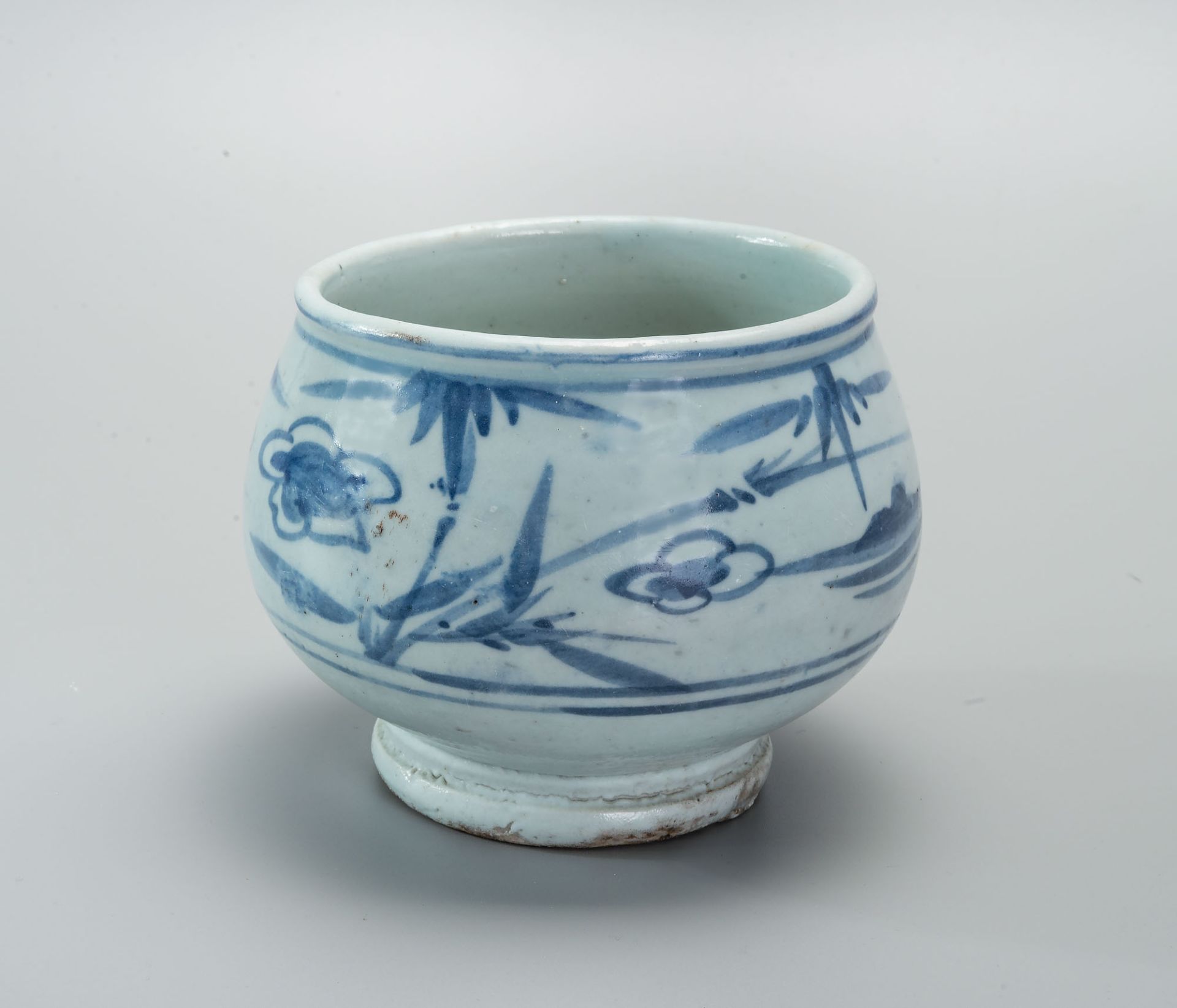 A Blue and White Porcelain Rice Bowl, Korea, Joseon Dynasty (1392-1910)