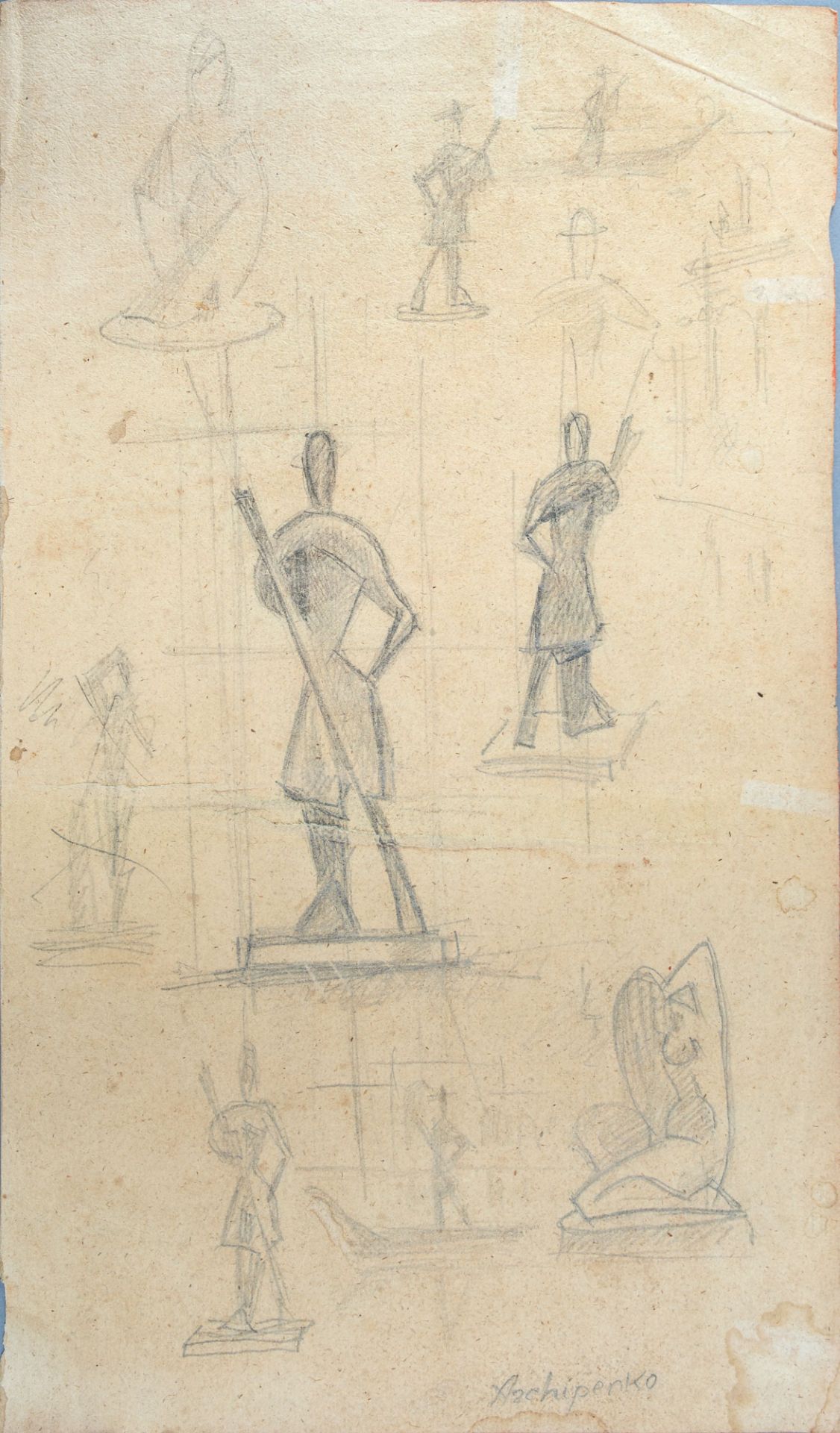 Alexander Archipenko (1887-1964), Sketches for Sculptures