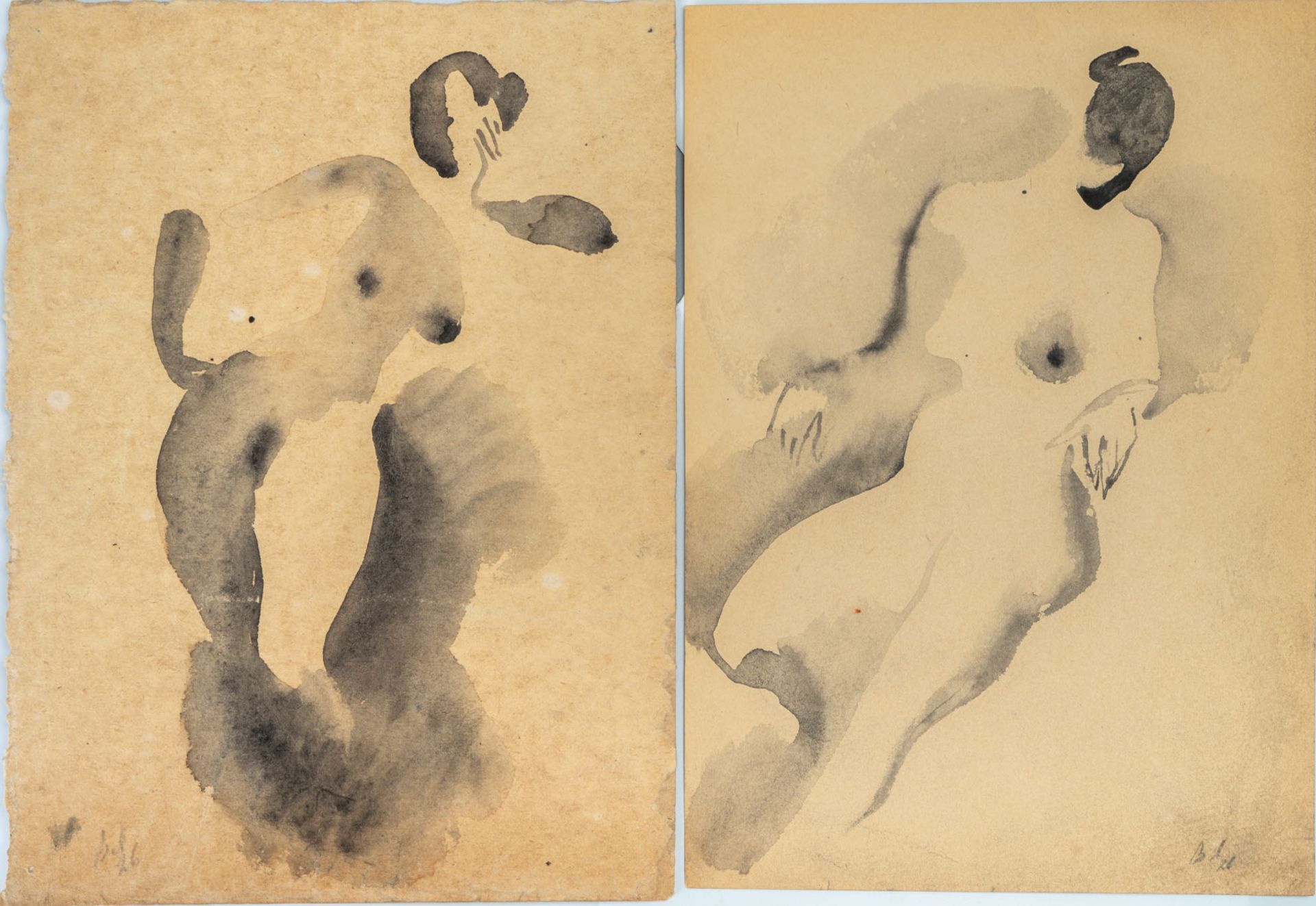 Vladimir Lebedev (1891-1967), Nude - Four Drawings - Image 5 of 5