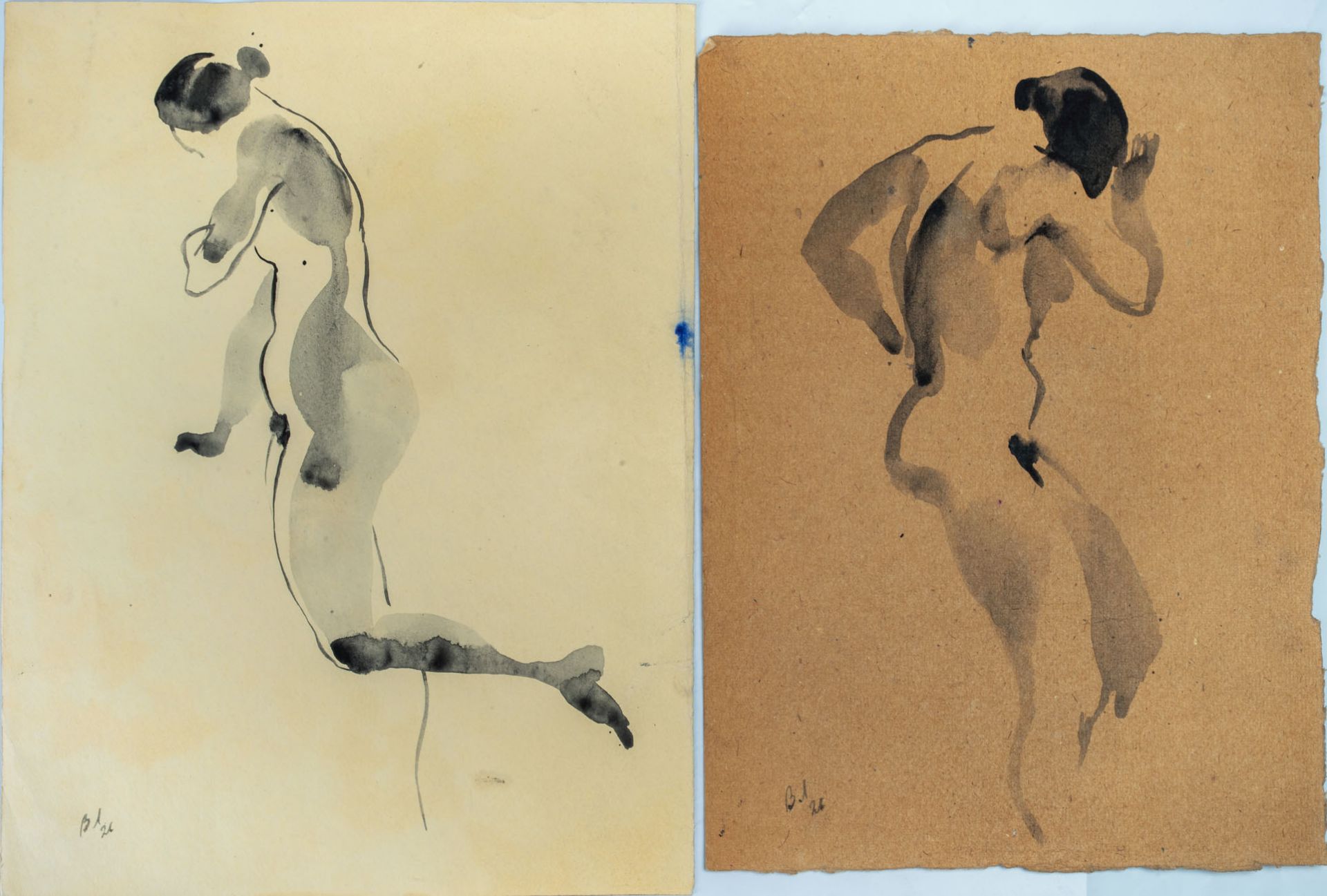 Vladimir Lebedev (1891-1967), Nude - Four Drawings - Image 3 of 5