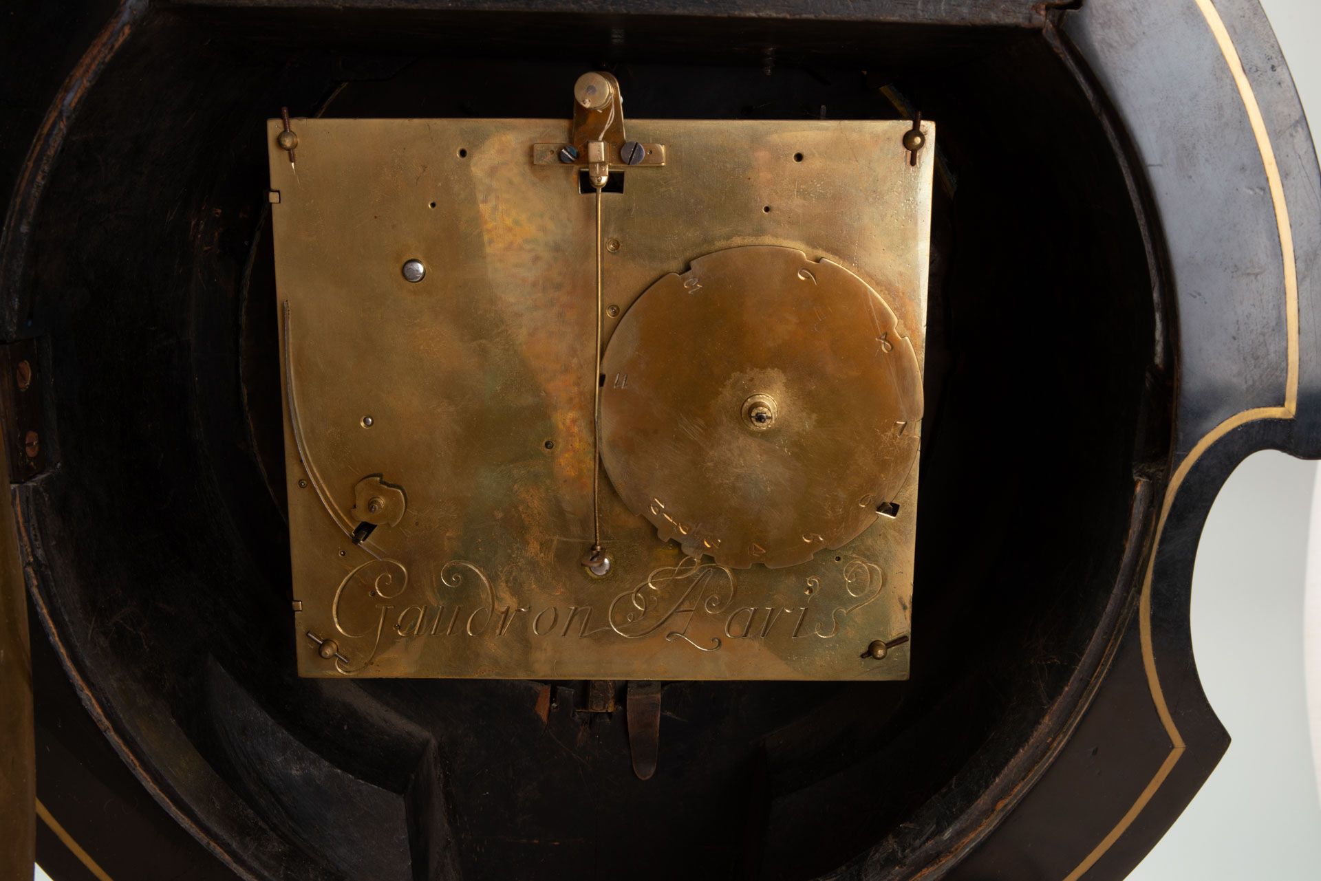 A Magnificent Antoine Gaudron Louis XVI Wood and Gilt Bronze Clock, France, Late 17th Early 18th Cen - Bild 6 aus 6