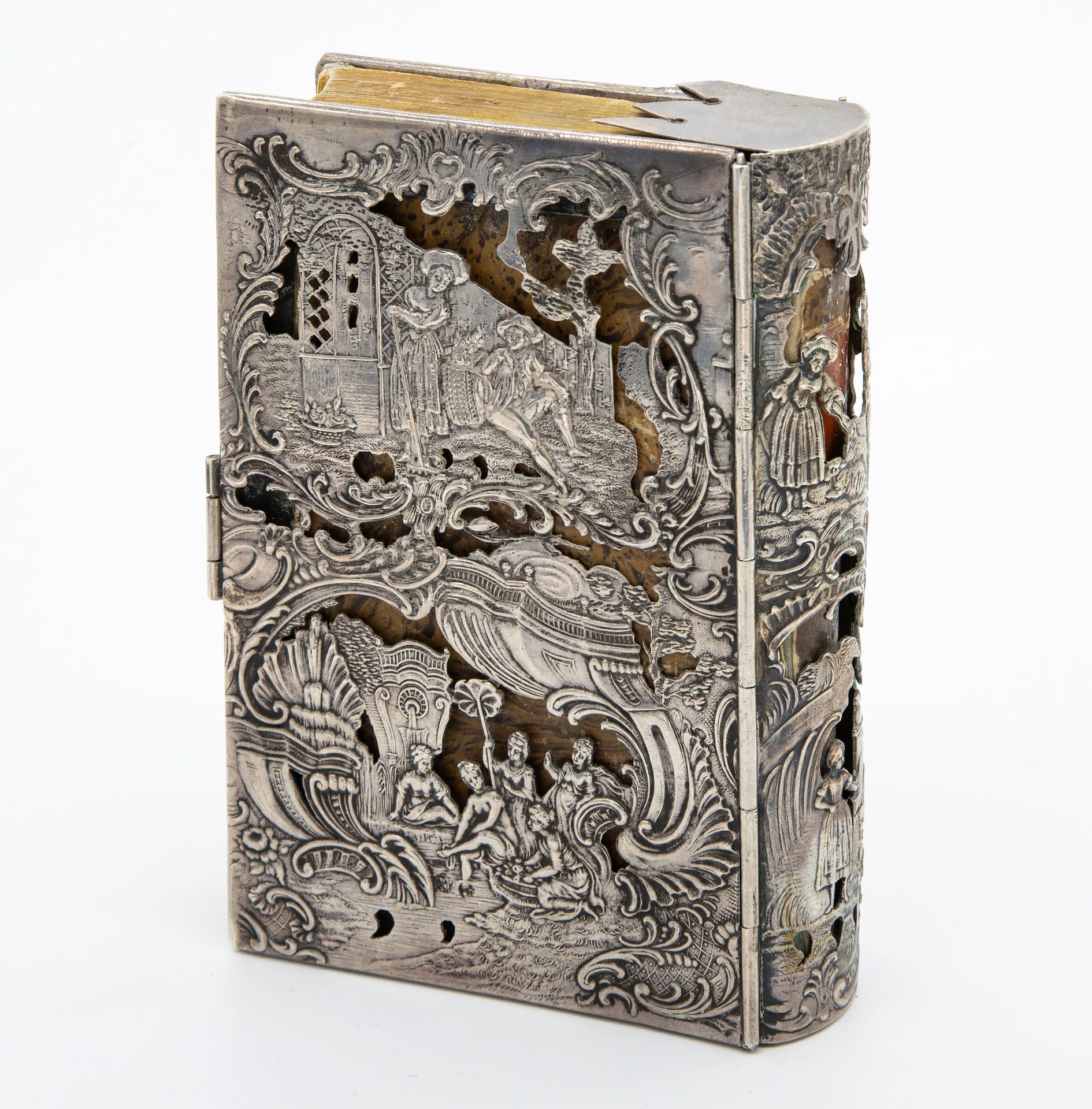 A Fine Silver Binding Book Including a Book, France, 19th Century